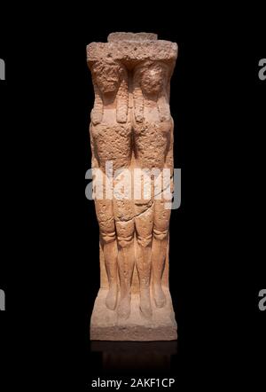 L'un des earkliest grec ancien connu de graves, à partir de la stèle en Béotie Tangra, 6e 100 avant J.-C., Musée National Archéologique d'Athènes, Cat no 56. Contre Banque D'Images