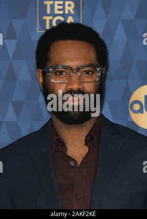 Pasadena, CA. 8 janvier, 2020. Nicholas Pinnock, à l'ABC Television's Winter Press Tour 2020 à l'hôtel The Langham Huntington Pasadena le 8 janvier 2020. Credit : Faye Sadou/media/Alamy Punch Live News Banque D'Images