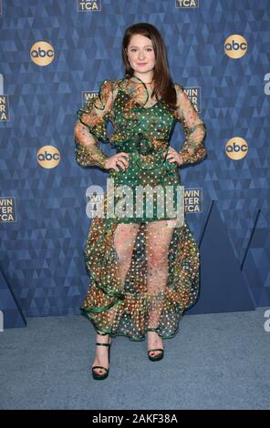 Pasadena, CA. 8 janvier, 2020. Emma Kenney, à l'ABC Television's Winter Press Tour 2020 à l'hôtel The Langham Huntington Pasadena le 8 janvier 2020. Credit : Faye Sadou/media/Alamy Punch Live News Banque D'Images