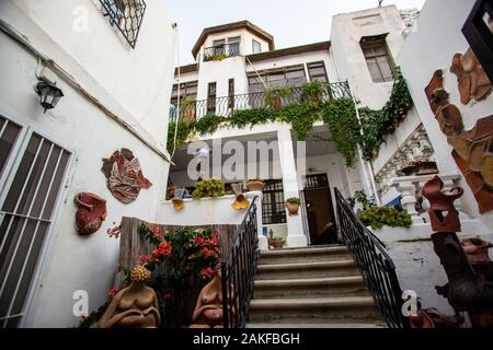 Israël, Tel Aviv, Neve Tzedek, créé en 1887 et a été la première colonie juive à l'extérieur de Jaffa. En 1909, quartier de Neve Tzedek était incorporat Banque D'Images