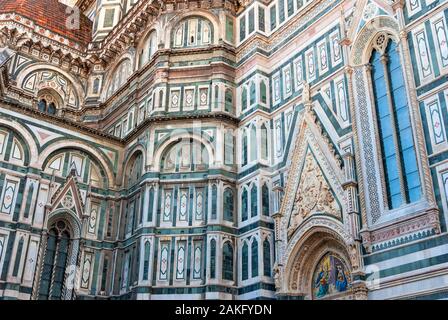 Renaissance magnifique cathédrale Santa Maria del Fiore à Florence, Italie Banque D'Images