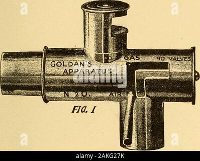 Anaesthesia et général et local anaesthetics . unctival-reflex est généralement absente, alors que thecorneal réflexe est retenu sauf anesthésie prolongée. Un-esthésie est attestée par la respiration régulière, légèrement le ronflement incharacter ; par la détente des bras ; par la perte de re-flex de la conjonctive, et par les yeux fixes. Dans l'administration de protoxyde d'azote et d'oxygène le patient doit être en position assise, avec la tête dans l'axe du corps andnot prolongé. Si le dos est nécessaire, comme dans la chirurgie gé-nérale, la position latérale est probablement le meilleur, et une flatcouch ou table d'opération devrait Banque D'Images