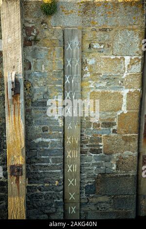 Jauge de profondeur Banque D'Images