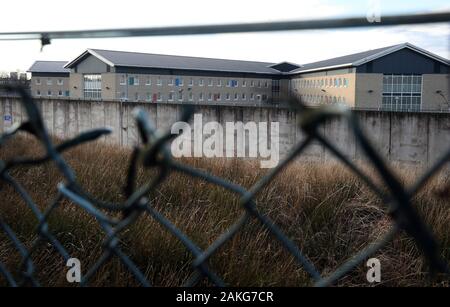 Mousse Faible HMP prison près de Bishopbriggs, Merville, une enquête de meurtre a été lancé sur le décès d'un prisonnier le lundi. Banque D'Images