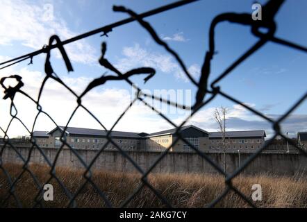 Mousse Faible HMP prison près de Bishopbriggs, Merville, une enquête de meurtre a été lancé sur le décès d'un prisonnier le lundi. Banque D'Images