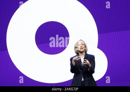 Las Vegas, NV, USA. 8 janvier, 2020. Meg Whitman lors d'une apparition publique pour 2020 International CES (Consumer Electronics Show) - mer, Las Vegas Convention Center, Las Vegas, NV Le 8 janvier 2020. Credit : JA/Everett Collection/Alamy Live News Banque D'Images