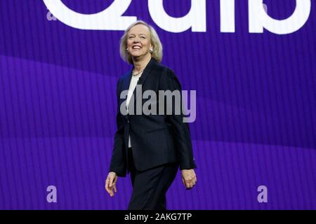 Las Vegas, NV, USA. 8 janvier, 2020. Meg Whitman lors d'une apparition publique pour 2020 International CES (Consumer Electronics Show) - mer, Las Vegas Convention Center, Las Vegas, NV Le 8 janvier 2020. Credit : JA/Everett Collection/Alamy Live News Banque D'Images