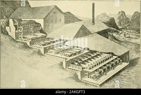 Mines et minéraux de la californie . NioN d'Ironworks 222 MARKET STREET SAN FRANCISCO. L'AMÉLIORATION DE L'EXPLOITATION MINIÈRE MACHINERYLATEST provenant des fonderies de cuivre et de PLOMB CONVERTISSEURS fours et fours de grillage STAMP MOULINS ET USINES DE CONCENTRATION DE HISSAGE ET DE POMPAGE ET DES COMPRESSEURS D'AIR À HAUTE TENEUR machine hydraulique ENGIN ES ET CHAUDIÈRES CONSTRUCTEUR DE NAVIRES DE GUERRE AMÉRICAIN Joshua |fendy /Vachine W/^orks Incorporated 29 septembre, 1S,S2 ET FONDERIE USINAGE neuf, électriques et ingénieurs riechanical FoundersandMachinists fer fonctionne : Cor. Bay, Kearny et Francisco rues BUREAU PRINCIPAL ET SALESROOH:38  = 44 Frem Banque D'Images