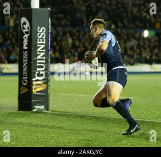 CARDIFF, WALES/UK - janvier 3rd, 2020 GUINNESS - PRO14 Rugby. Banque D'Images