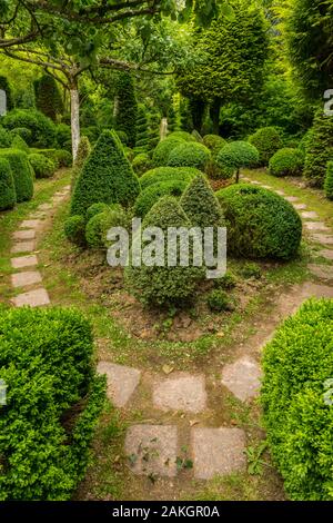 La France, Pas de Calais, Séricourt, Les Jardins de Séricourt, parc de plus de 4 hectares reconnu comme l'un des plus beaux jardins de France intitulée Jardin remarquable par le ministère de la Culture et de l'élu de l'année 2012 Le Jardin Banque D'Images