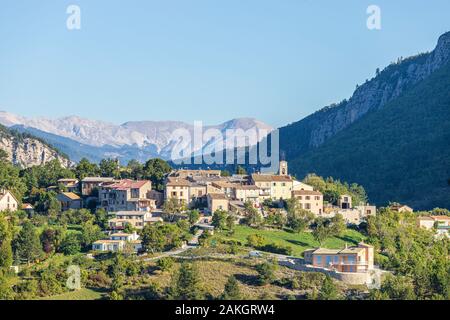 France, Alpes de Haute-Provence, Parc Naturel Régional du Verdon, Saint-Julien-du-Verdon Banque D'Images