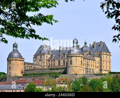 France, dordogne, Périgord Noir, Hautefort, le château Banque D'Images