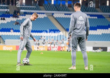 Doha, Qatar. 09Th Jan, 2020. DOHA, 09-01-2020, le stade Al Janoub, Trainingscamp, friendly, saison 2019/2020, Kenneth Taylor pendant le match Ajax - KAS Eupen : Crédit Photos Pro/Alamy Live News Banque D'Images