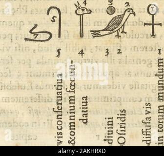 Athanasii Kircheri e SocIesu Obeliscus Pamphilius, hoc est, Interpretatio hucusque intentata noua & obelisci hieroglyphici quem pridem non ita ex vétérinaire hippodromo Caracallae Antonini, dans Caesaris forum agonale transtulit, integritati restituit & en Vbis Aeternae ornamentum erexit Innocentius : XPontMax in quo poster varia Aegyptiacae, Chaldaicae, Hebraicae, Graecanicae doctrinaeque qua sacrae antiquitatis, qua profanae, monumenta veterum tandem theologia, inuoluta hieroglyphicis symbolis, detecta e tenebris lucem dans onemconferuatorcmomnium cutusirtutemt,asseritur .*ndus continetur, oflendentet ; Banque D'Images