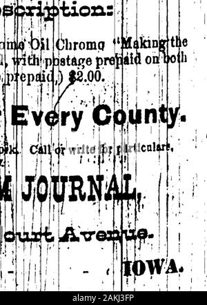 1876 Des Moines et Polk County, Iowa, City Directory . , JCfitjcspondcnci Wlted) iion. Banque D'Images