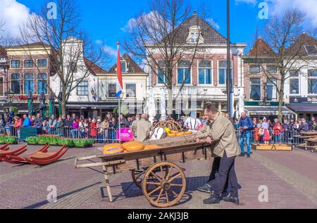 Alkmaar, Pays-Bas - 12 Avril 2019 : festival des fromages à Alkmaar Banque D'Images