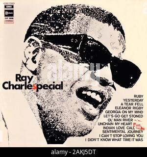 Ray Charles - couverture originale de l'album de vinyle - Ray Charles Special - 1969 Banque D'Images