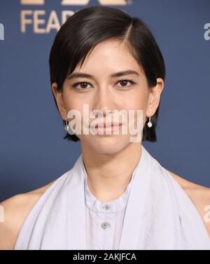 Pasadena, Californie, USA. Jan 9, 2020. Sonoya Mizuno arrive à la TCA Starwalk FX Networks hiver tenue à l'hôtel Langham Huntington à Pasadena, CA le Jeudi, Janvier 9, 2020 ?. (Photo par Sthanlee B. Mirador/Sipa USA) Crédit : Sipa USA/Alamy Live News Banque D'Images