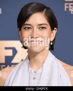 Pasadena, Californie, USA. Jan 9, 2020. Sonoya Mizuno arrive à la TCA Starwalk FX Networks hiver tenue à l'hôtel Langham Huntington à Pasadena, CA le Jeudi, Janvier 9, 2020 ?. (Photo par Sthanlee B. Mirador/Sipa USA) Crédit : Sipa USA/Alamy Live News Banque D'Images