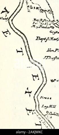 Le nouveau Hampshire genealogical record : an Illustrated magazine trimestriel consacré à la généalogie, l'histoire et Biographie : organe officiel de la Société de généalogie du New Hampshire . » ^^ tt R**- ? Tmny 7.-- # S"UN^... 24s^&gt ;/ j.c.rcfi -3* - * ?TFT. ^^ »•*-* ; "//r ?.j a/V/hw/ // di +futtce dans m//nj, harli flttctTOt rottt^j,//Jie, J •. - / Tnrr/t w/ Ani.*rP -jft/u OH^^t/r- f/c&gt;r"j v&lt;o/ /-(^t(/f. /Si ///r,A/j, X. Stijatiiam Site iif II., y&gt ;. j'UI*(1ik*"m1 à s";il"* de : ; au pouce. &Gt ; LE NOUVEAU HAMPSHIRE GENEALOGICAL RECORD. Tome II. Dover, N. H., Octobre, 1904. N° 2. STRATHAM GENEALOGI Banque D'Images