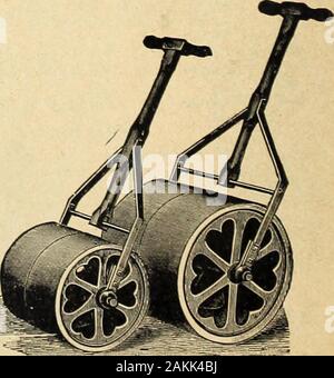 Farquhar's garden : annuel 1918 . Xo. Diamètre. ^^ ? 2-14 pouces W 418 W 624 24 eightmpty ^ 8. Filledwith Poids de l'eau. Prix. 120 235 12,50 $ 145 360 15,00 170 18,50 .V25 190 650 26,50 env. Poids, plein. Diam. La longueur. Prix. 675 lbs 20 pouces 22 pouces 35 $. Pelle à patron. R. & J, Farquhar & Co., Boston. Conditions préalables pour pelouse et jardin. Planète 167 JR. Outils de jardin et de la ferme. N° 17. Seule ROUE HOE. Équipement : une paire de 6-pouces houes, trois dents cultivateur d'acier,un grand jardin charrue. Prix, 7,50 $. Non, 4. HILL ET COMBINÉ Semoir Semoir, WHEELHOE, cultivateur et charrue. Équipement : une paire de Banque D'Images