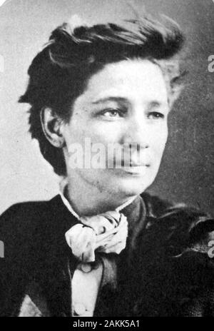 Victoria Claflin Woodhull Victoria Woodhull plus tard, Martin (1838 - 1927), leader américain du mouvement pour le suffrage des femmes Banque D'Images