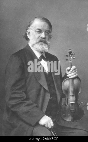 Joseph Joachim (1831 - 1907) violoniste Hongrois, chef d'orchestre, compositeur et professeur Banque D'Images