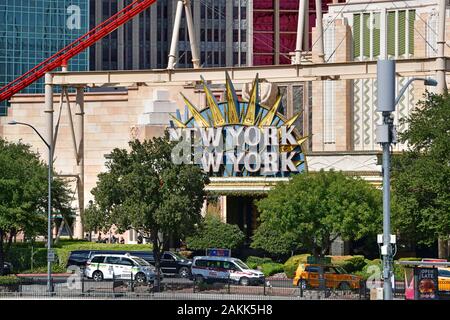 New York - New York Hotel and Casino Las Vegas, Nevada, USA 10-01-18 Banque D'Images