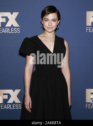 Pasadena, CA - janvier 09, 2020 Cailee Spaeny : assiste à la FX Networks' Star Walk Press Tour d'hiver 2020 à l'hôtel Langham Huntington Banque D'Images