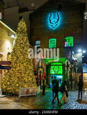 2019-12 Londres Camden et West End lumières à Noël Banque D'Images