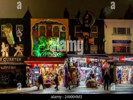 2019-12 Londres Camden et West End lumières à Noël Banque D'Images
