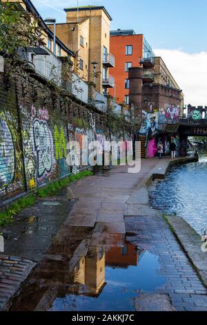 2019-12 Londres Camden et West End lumières à Noël Banque D'Images