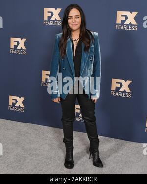 Pamela Adlon arrive à la TCA Starwalk FX Networks hiver tenue à l'hôtel Langham Huntington à Pasadena, CA le Jeudi, Janvier 9, 2020 ?. (Photo par Sthanlee B. Mirador/Sipa USA) Banque D'Images