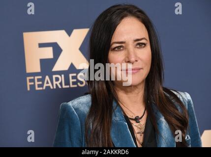 Pamela Adlon arrive à la TCA Starwalk FX Networks hiver tenue à l'hôtel Langham Huntington à Pasadena, CA le Jeudi, Janvier 9, 2020 ?. (Photo par Sthanlee B. Mirador/Sipa USA) Banque D'Images