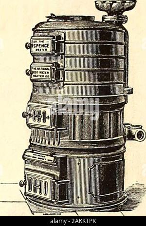 L'illustre magazine mensuel .^ HotWate:yfm 250 1P B ,^ NationalHot.La circulation de l'eau chaude/aterHeater Co., Boston J 95 H Port"II 5q. Chicago, 34-rborrj JHewYorK de St., Centre 94 5t. 5".r) Pra.ocisco,40S VarKet j*St.. La Spence. Avertir vos maisons Banque D'Images