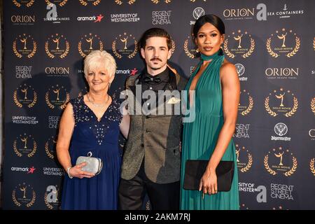 Londres, Royaume-Uni. 9 janvier, 2020. Arrivers à Gold Film Awards au Regents Street Theatre, le 9 janvier 2020, Londres, Royaume-Uni : Crédit photo Capital/Alamy Live News Banque D'Images