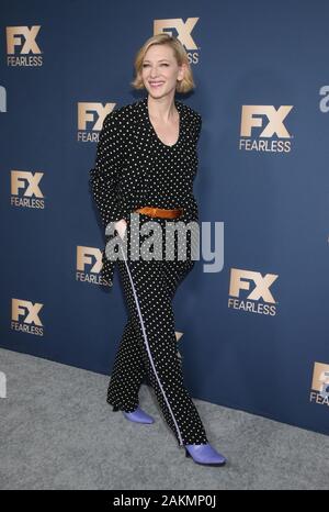 Pasadena, CA. Jan 9, 2020. Cate Blanchett au réseaux FX Star Walk au TCA à Lele Langham Huntington à Pasadena, en Californie le 9 janvier 2020. Credit : Faye Sadou/media/Alamy Punch Live News Banque D'Images