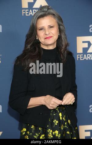 Pasadena, CA. Jan 9, 2020. Tracey Ullman au réseaux FX Star Walk au TCA à Lele Langham Huntington à Pasadena, en Californie le 9 janvier 2020. Credit : Faye Sadou/media/Alamy Punch Live News Banque D'Images