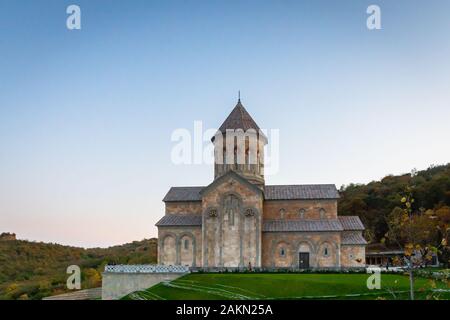 Sighnaghi, Géorgie - octobre 2019: Monastère de Bodbe de Saint Nino - un complexe monastique orthodoxe géorgien dans la région de Kakheti et est une vue touristique populaire Banque D'Images