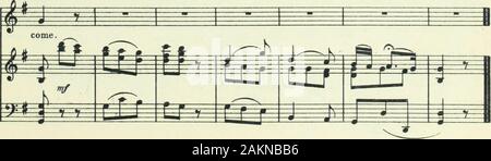 Chants Sacrés : une norme collection de solos sacré par les meilleurs compositeurs . 14410144 Le Seigneur est mon berger. (Mein Gott der ist mein Hirt.) Nouvelle adaptation en anglais. Andante un poco mosso FRANZ LISZT. Banque D'Images