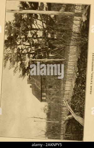 Entre l'ancienne auberge de la Nouvelle-Angleterre ; être un compte de peu de voyages à différentes auberges pittoresques et hostelleries de Colonial New England . er, il est très prizedas une authentique photo de début de nouvelle fra-terre et son auteur est largement reconnu là une des plus intéressantes de caractères. hertime 35 CHAPITRE III LE PÈRE DE L'TURNPIKE ET SOMERELATED TAVERNES La première route de New York, overwhich Madame Knight s'est rendu en 1704,s'est par la voie de la Providence, Sitestonington,New London et la rive du Long IslandSound, une distance de deux cent cinquante-cinq milles. À seulement 80 ans après dames thatdoughty Banque D'Images