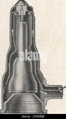 Les chaudières, radiateurs, et spécialités : no de catalogue26 . Vanne de protection de verrouillage 65 SPÉCIALITÉS CHAUFFAGE Air Siphon Novus et soupape de dépression. Banque D'Images