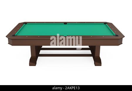 Table de billard Isolated Banque D'Images