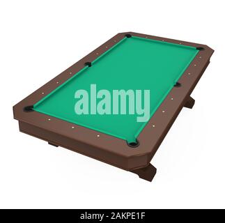 Table de billard Isolated Banque D'Images