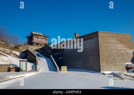 Le Hebei shanhaiguan vieille neige robinet Banque D'Images