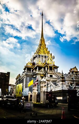 Temple Du Bouddha D'Or (Wat Traimit Withayaram Worawihan) À Bangkok, Thaïlande Banque D'Images