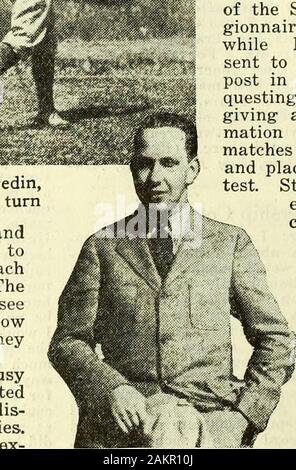 L'hebdomadaire de l'American Legion [Volume 4, no30 (28 juillet 1922)] . Mike Brady et conduite Lewis Bredin,Michigan champion, attendant son tour l'utilisation souhaitée du club andgrounds pour une journée, et le club topay accepté une somme fixe pour eachman qui ont utilisé le terrain de golf. Theheads du club ont été en mesure de l'idée seethat mérite-howsuccessful avait juste c'était pour prouver theynever rêvé. Ensuite, le comité s'busyin post sérieux. Des affiches ont été printedadvertising les matches, et dis-diffusées sur toutes les villes voisines.Ces affiches a déclaré que l'ex- hibition. betweenfour match place en inscrivant le plomb Banque D'Images