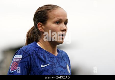 Chelsea's Guro Reiten au cours de la FA Women's super match de championnat au Cherry Red Records Stadium, Londres. Banque D'Images