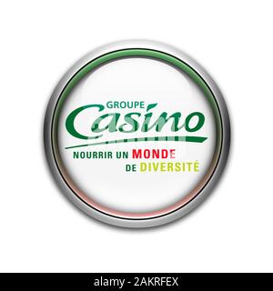 Logo Groupe Casino Banque D'Images