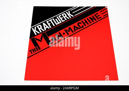L'album Man Machine de Kraftwerk Banque D'Images